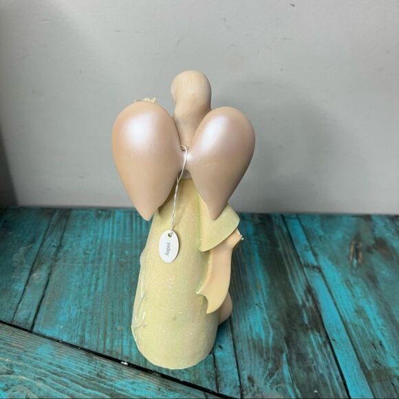 ENESCO Foundations Monthly Angel Figurine- August Birthday - Picture 5 of 9
